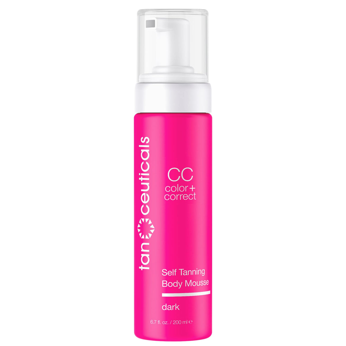 Tanceuticals CC Self Tanning Mousse bottle for a natural color correction and sunless tan