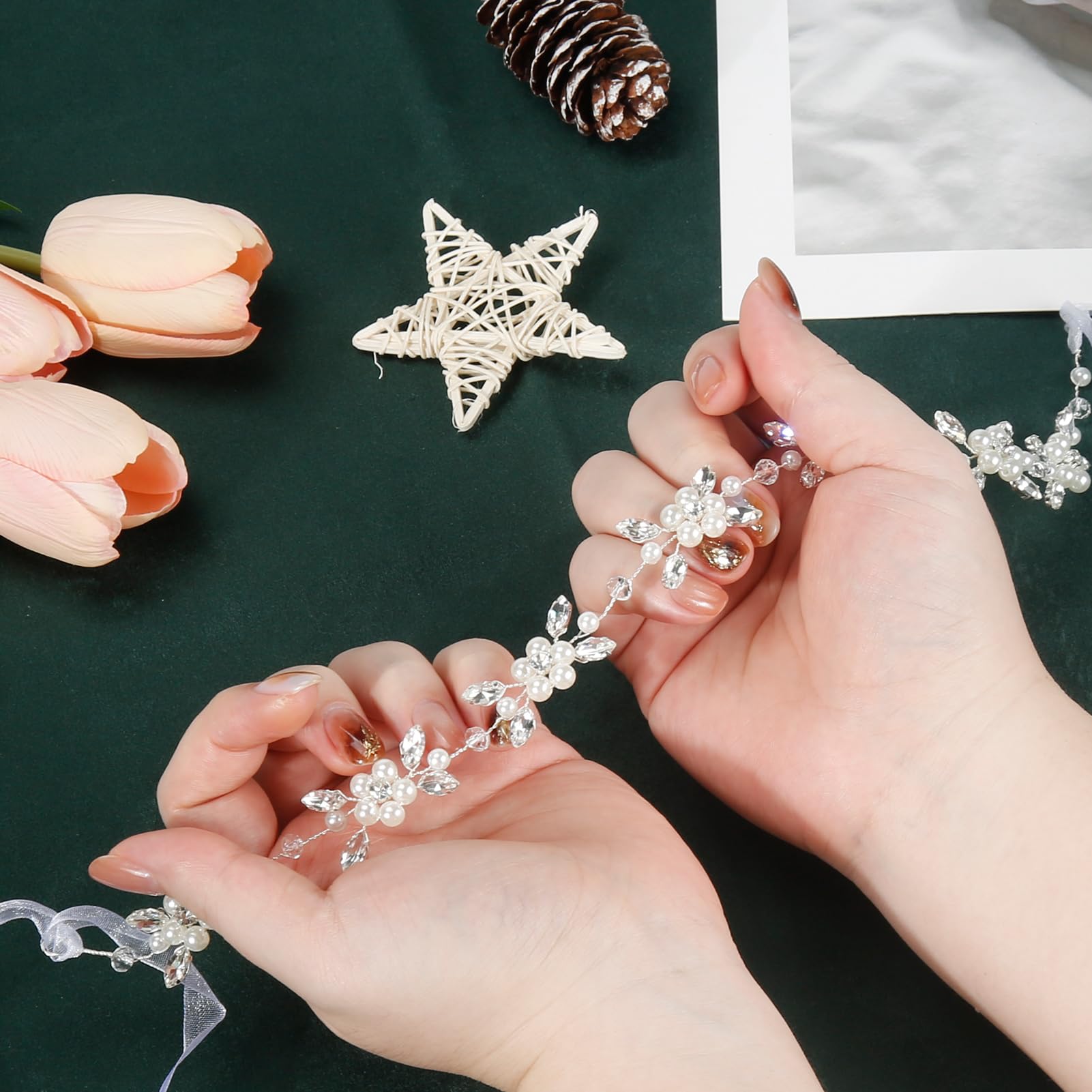Tanfeine birthday party hair accessory adds glamorous touch to look