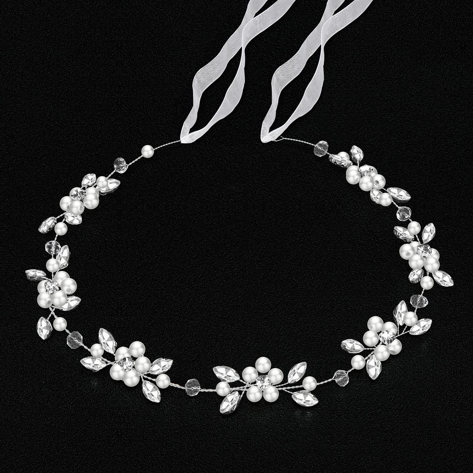 Tanfeine first communion hairband elevates ceremonial attire with refined sparkle