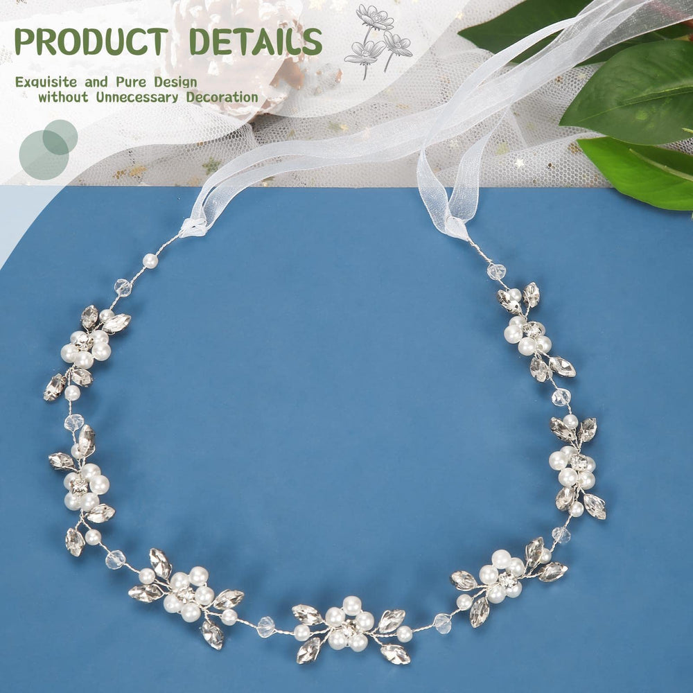 Tanfeine handmade pearl crystal hairpiece showcases artisan craftsmanship and attention to detail