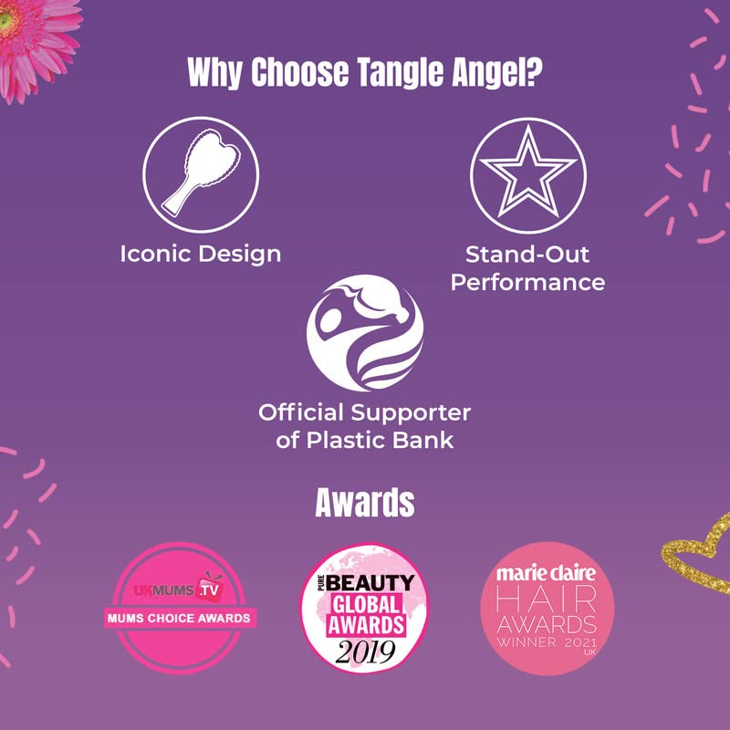 Tangle Angel ergonomic angel-wing handle offers comfortable control.