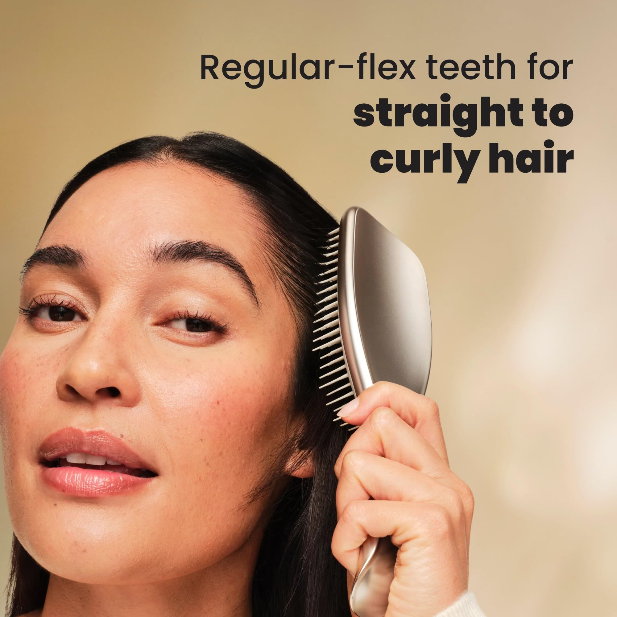 Shower-friendly design helps distribute conditioner evenly during washes.