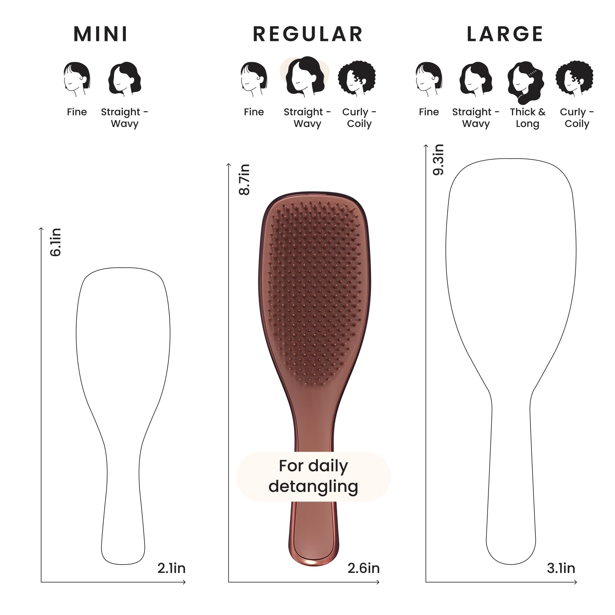 Tangle Teezer Chrome Ultimate Detangler highlighting conditioner distribution feature