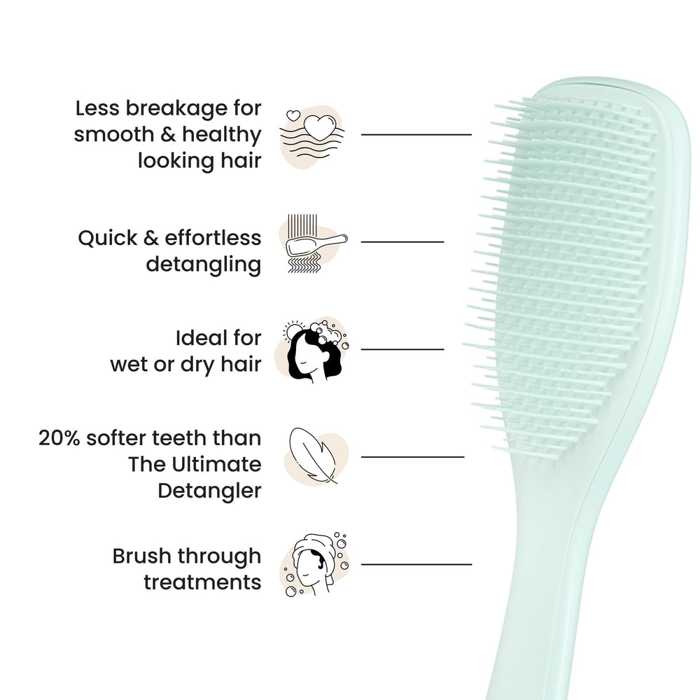 Tangle Teezer Fine Ultimate Detangler smoothing dry hair for frizz control