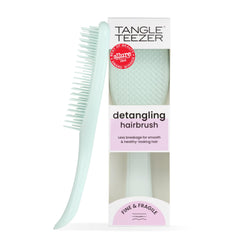 Tangle Teezer Fine Ultimate Detangler Ice Blue hero image showing gentle care for fine hair