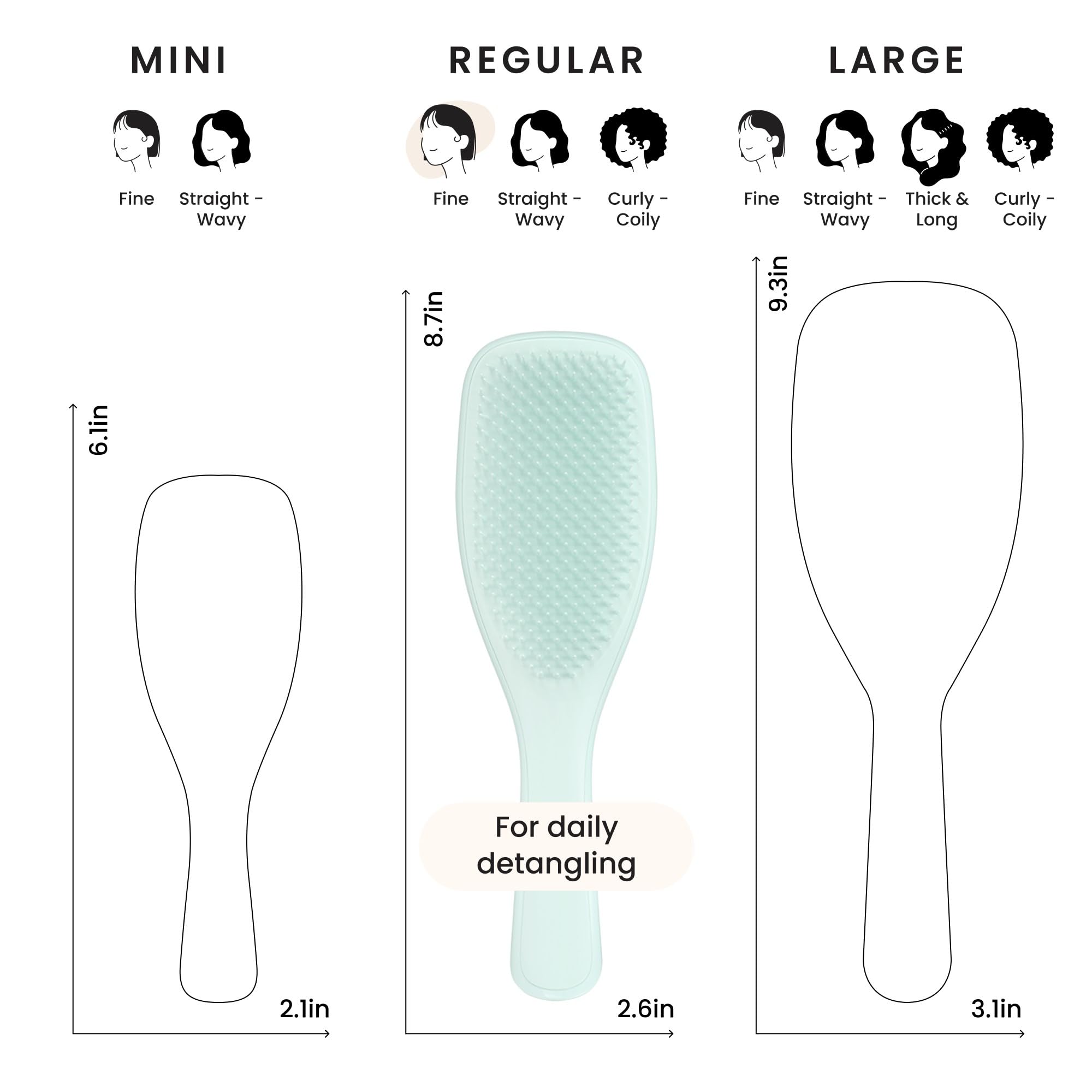 Tangle Teezer Fine Ultimate Detangler travel-friendly design for on-the-go smoothing