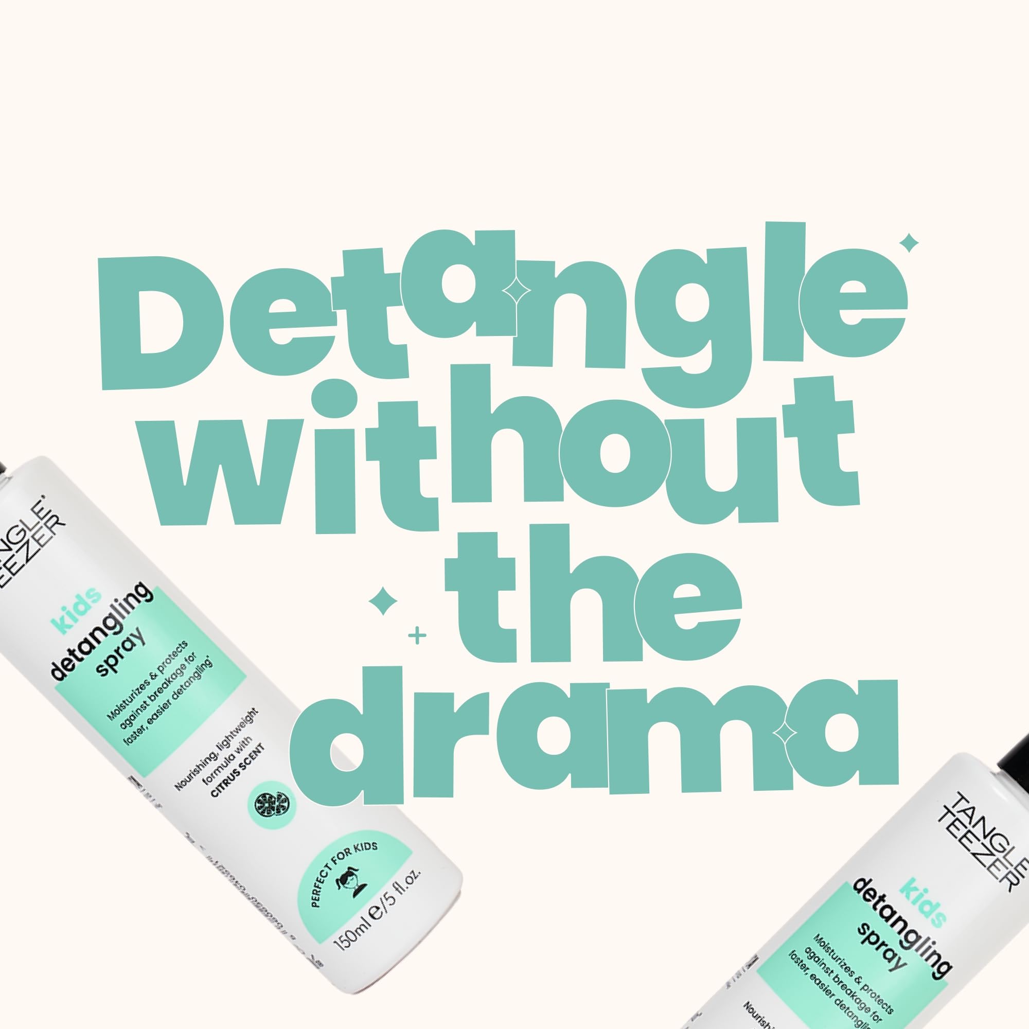Tangle Teezer Detangler Spray packaging shows vegan and cruelty-free credentials.