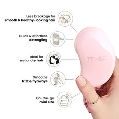 Tangle Teezer kids hair brush mini compact for small hands.