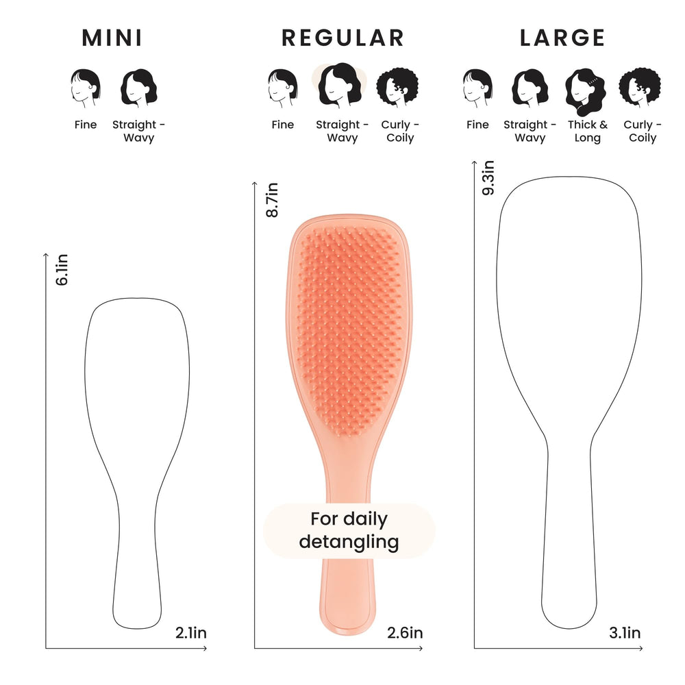 Amazon Exclusive Apricot variant presentation of the detangler