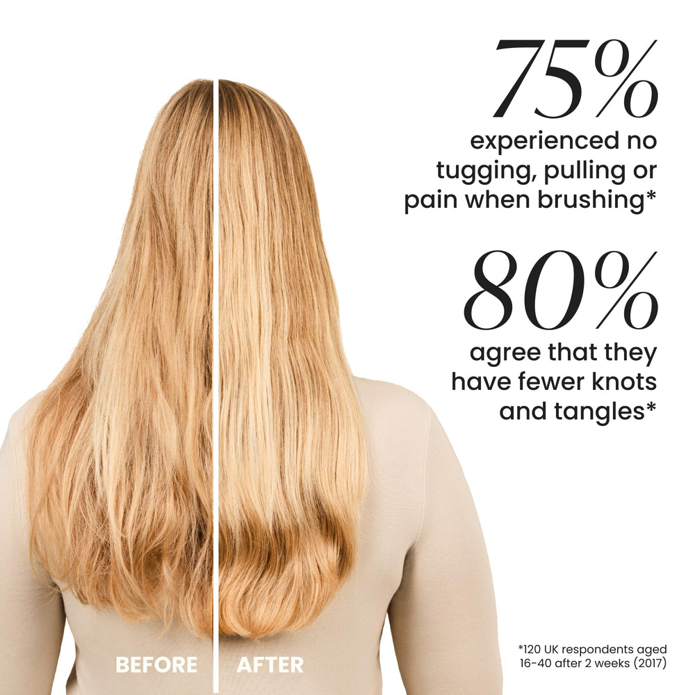 Tangle Teezer Ultimate Detangler held by small hands for easy brushing