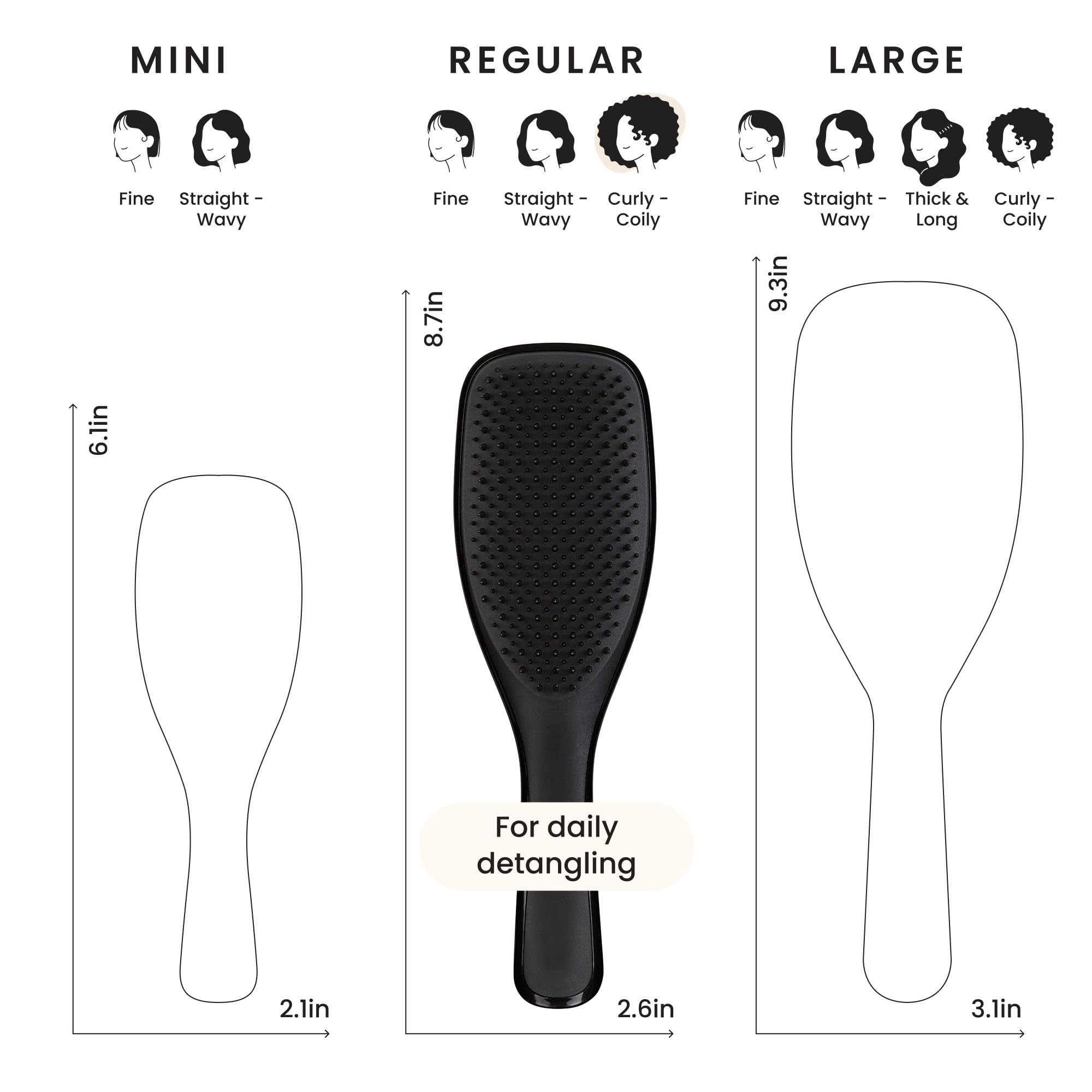 Tangle Teezer in the shower for smooth product dispersion