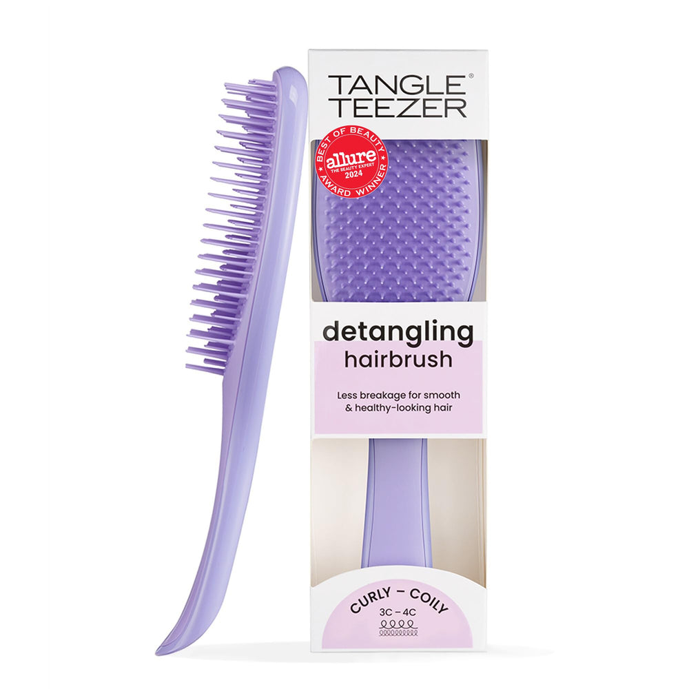 Tangle Teezer Ultimate Detangler front view eases detangling for thick curls
