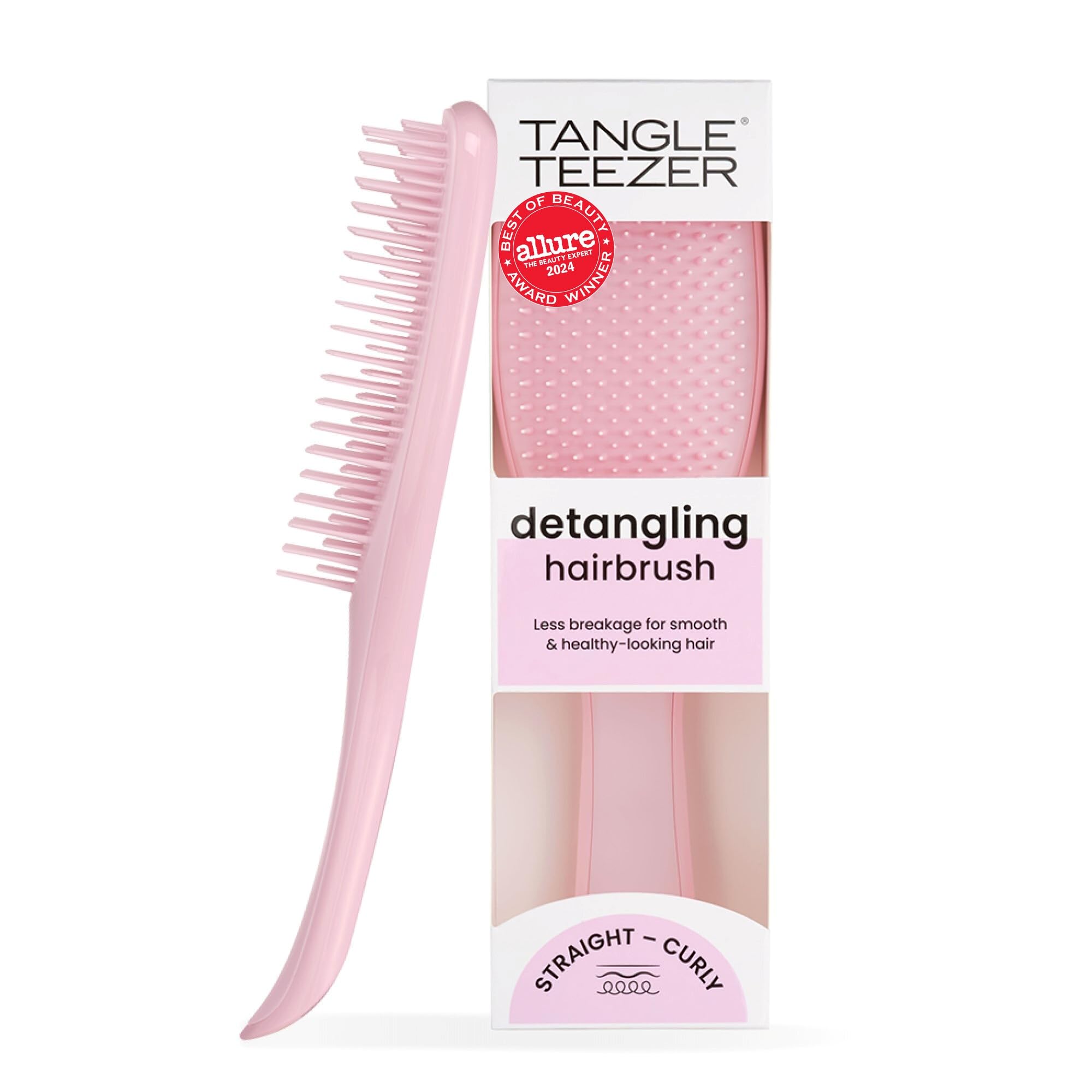 Tangle Teezer Ultimate Detangler hero image showing smooth detangling