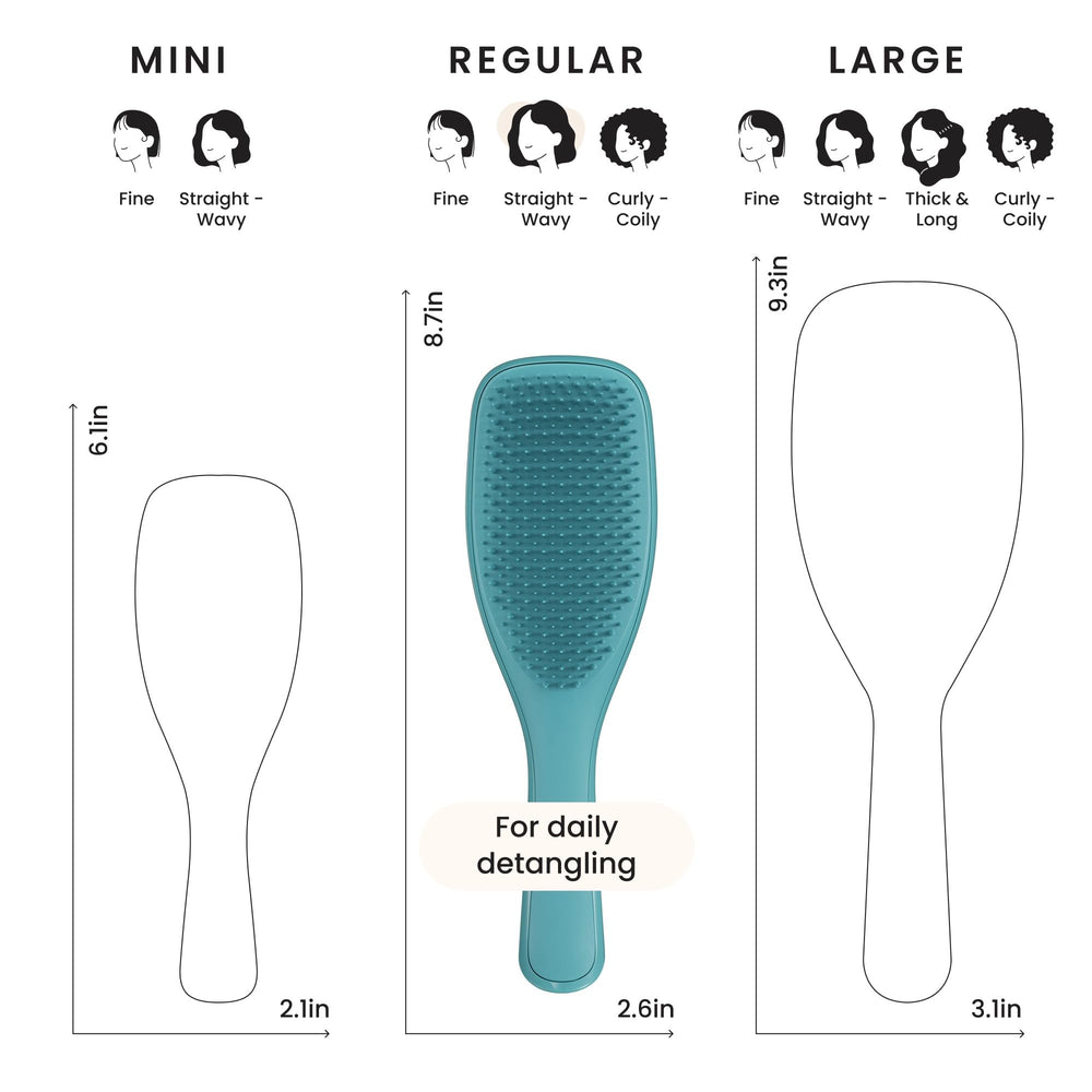 Tangle Teezer Ultimate Detangler teal packaging shot.