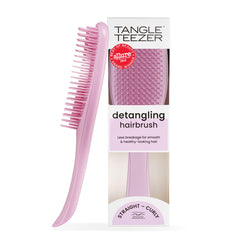 Tangle Teezer Ultimate Detangler close-up of two-tier teeth for knot-free detangling.