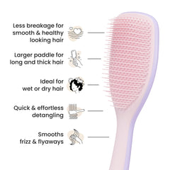 Wet hair detangling with Tangle Teezer Ultimate Detangler