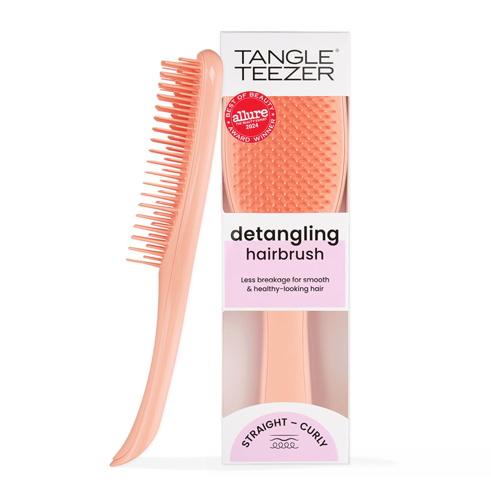 Tangle Teezer Ultimate Detangler on wet hair for knot-free detangling