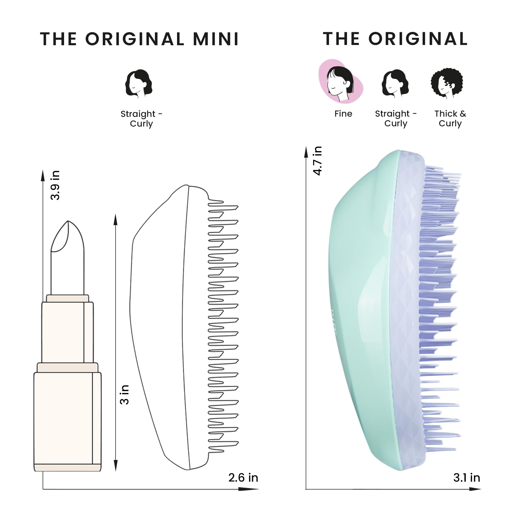 Tangle Teezer Detangler packaging transition highlighting sustainable packaging.
