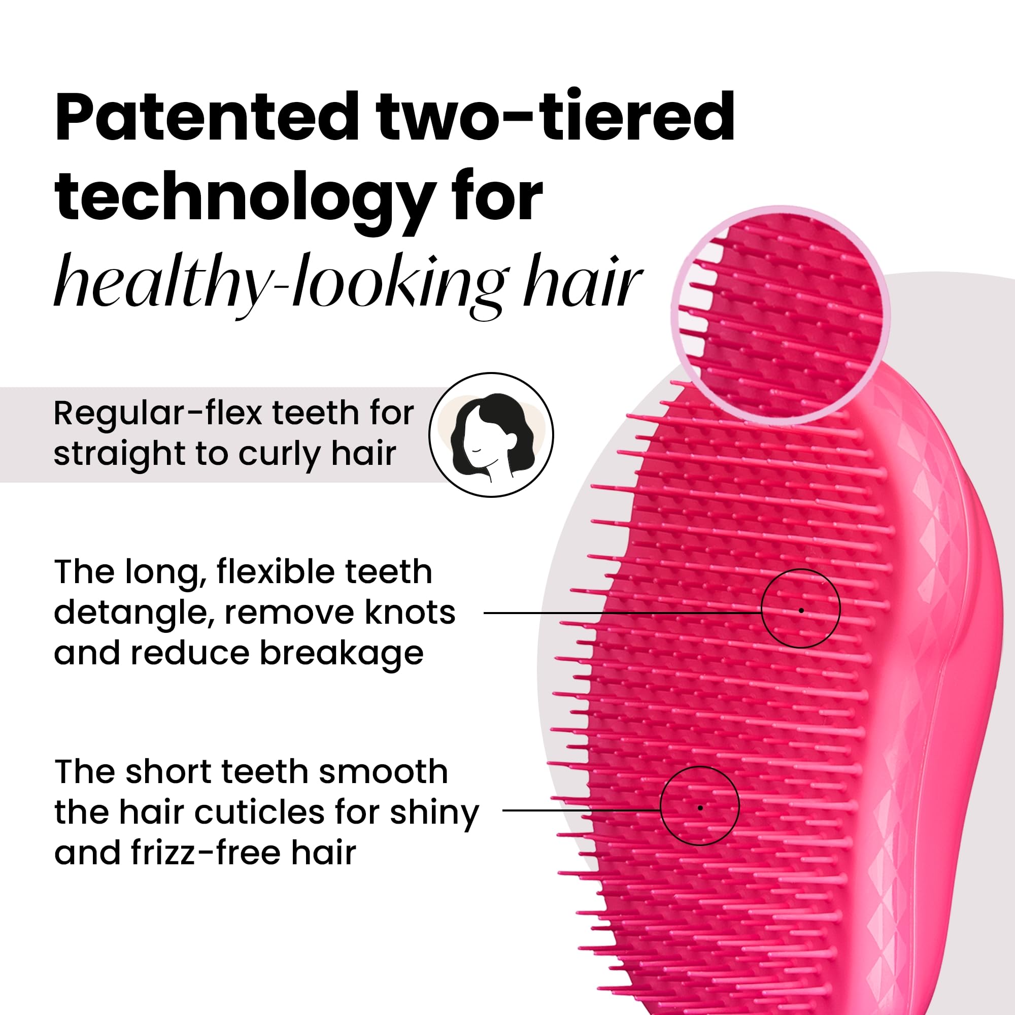 Tangle Teezer Original Wet Hair Brush for smooth product distribution in the shower.