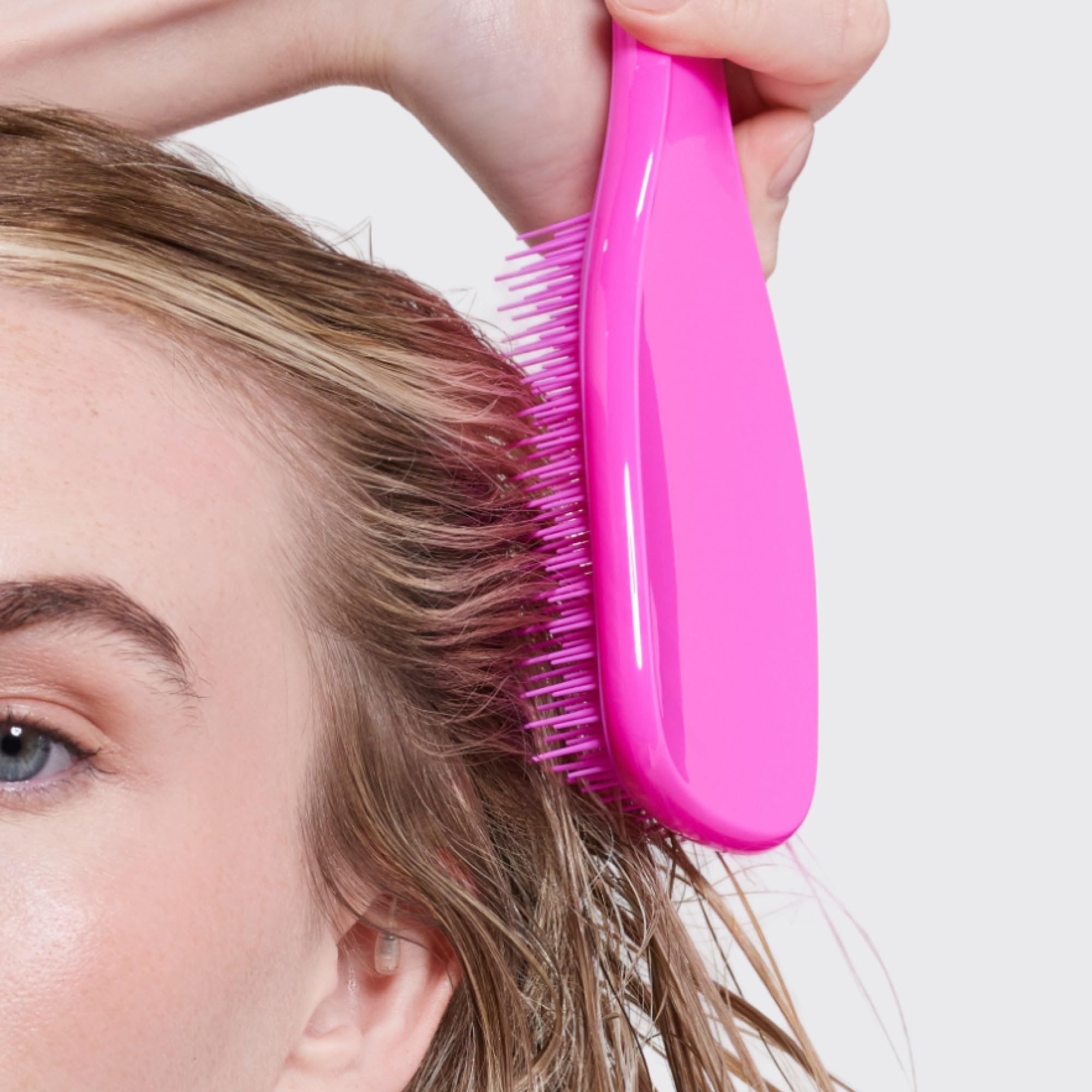 Tangle Teezer runway pink brush for everyday styling