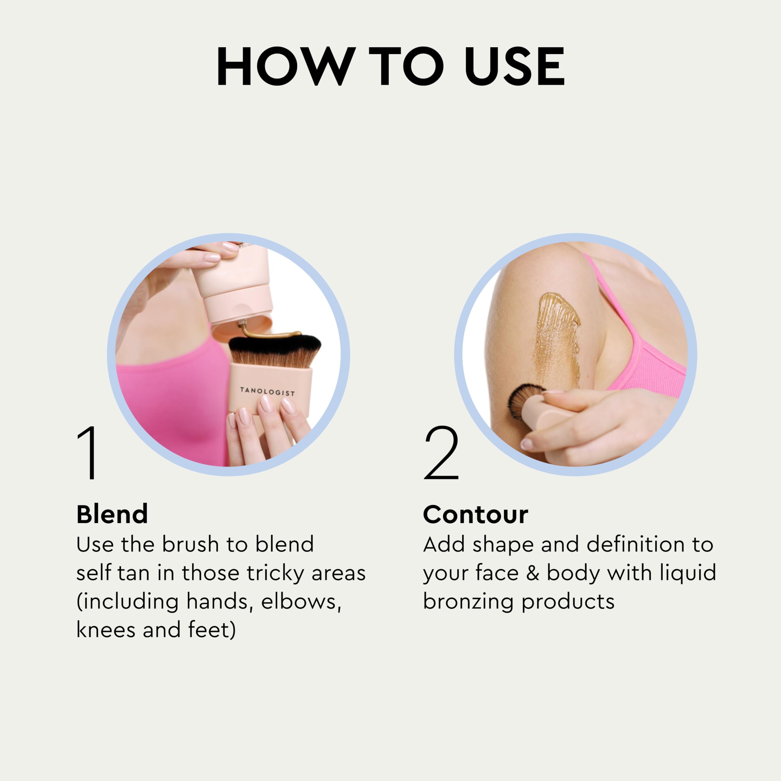 Tanologist Blending Brush is easy to clean and reusable.