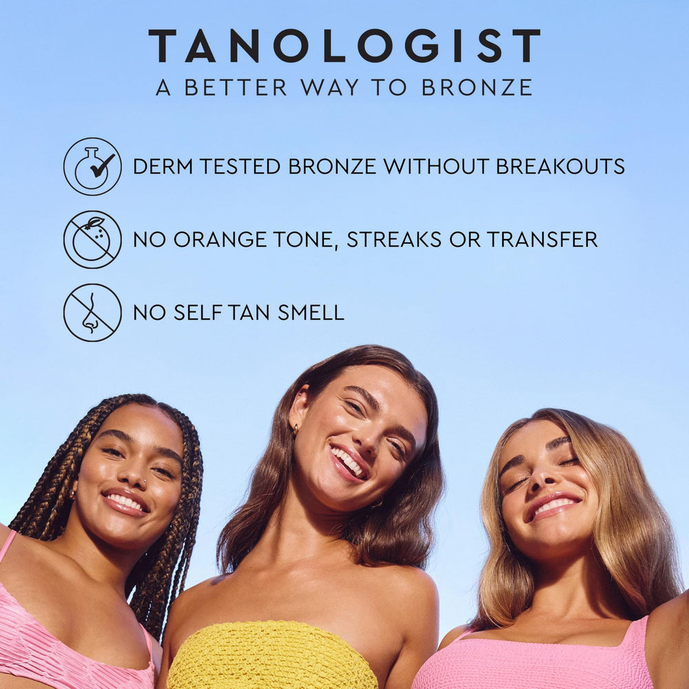 Textura mousse ligera de Tanologist que se absorbe rápido sin residuos