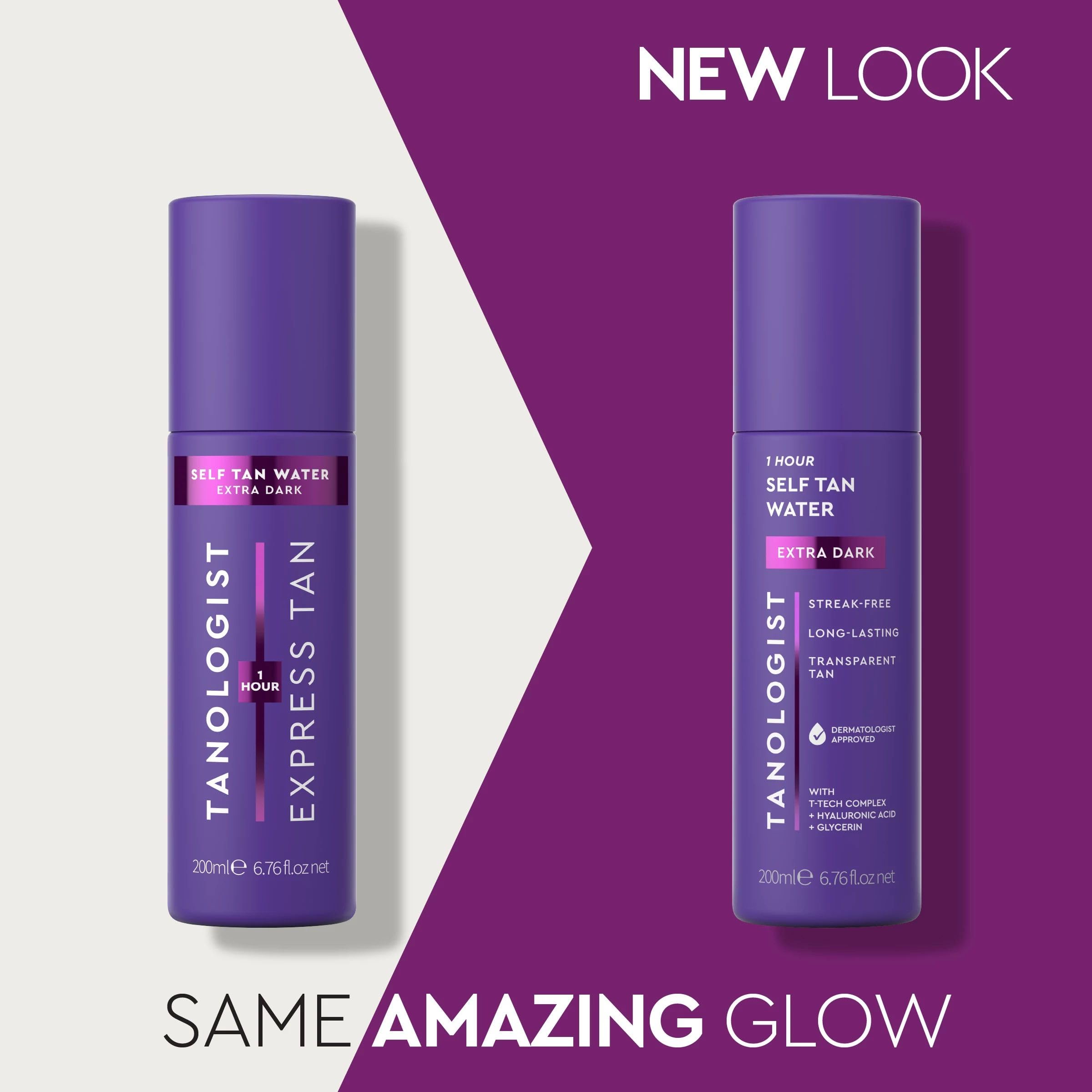 Dermatologist-tested Tanologist mousse suitable for sensitive skin during use.