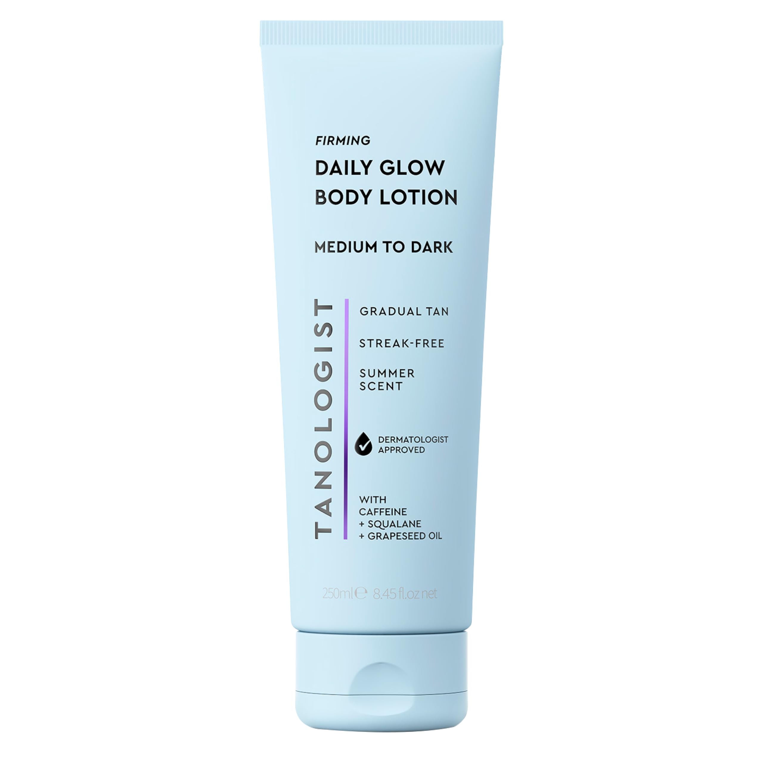 Tanologist Firming Daily Glow, textura ligera para bronceado gradual y uniforme.