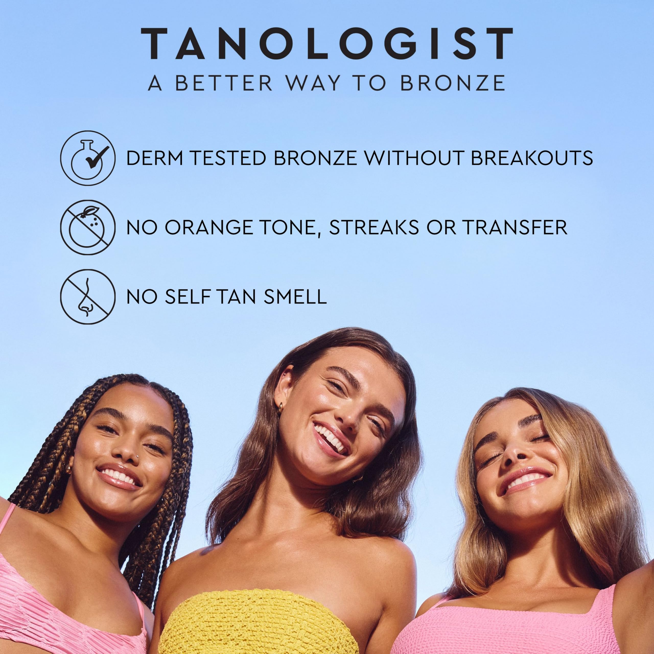 Ingredientes de Tanologist: toronja rosada, goji y enebro para piel hidratada.