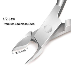 TANPIUS cuticle pusher angled end for smooth back-pushing of cuticles
