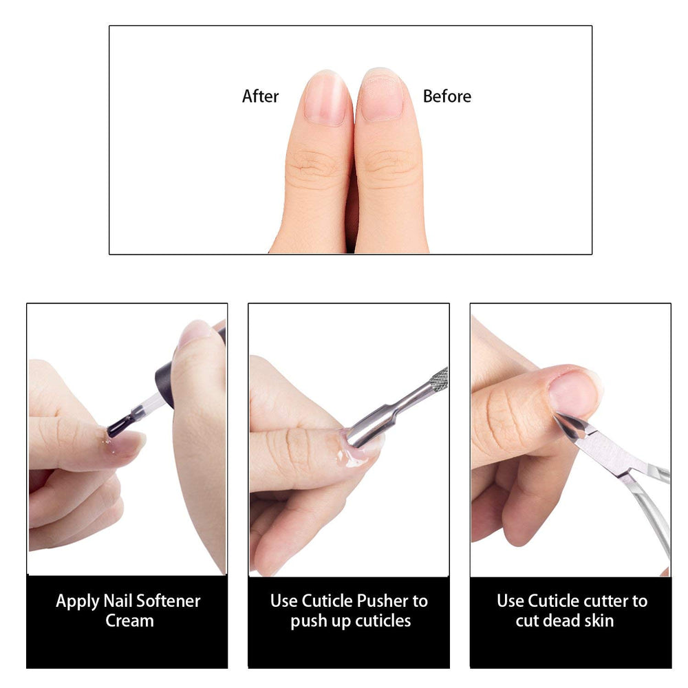 TANPIUS cuticle trimming set includes 6 pieces for versatile care