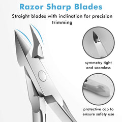 TANPIUS cuticle nipper in use shows firm grip and control