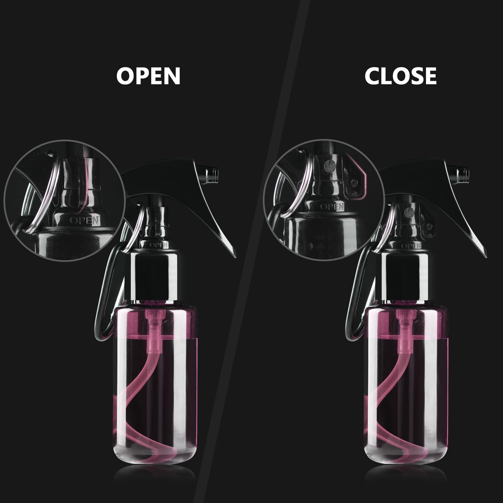 TANSHINE leak-free spray head reduces spills during transit