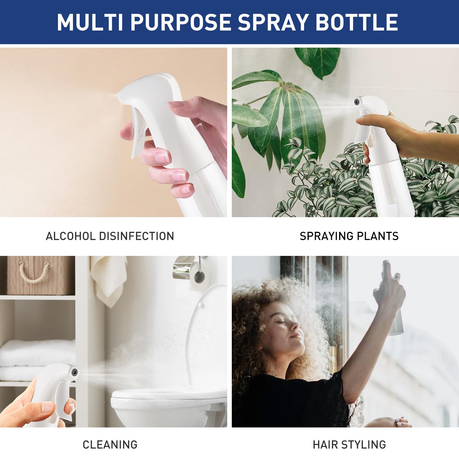 TANSHINE multi-purpose mister suits hair, plants, cleaning, and more