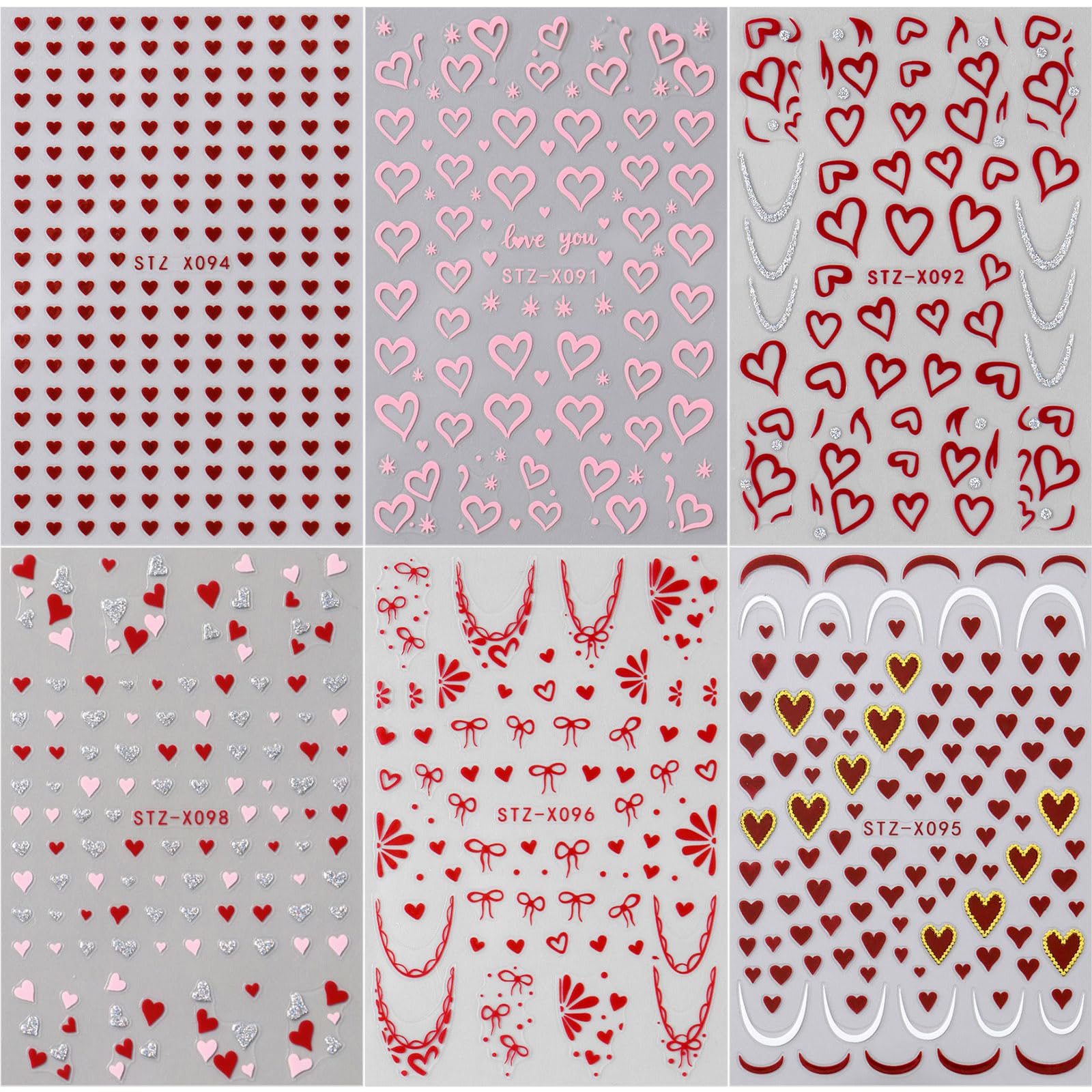 Corazones y lazo de TANYOOTO para un look unico.