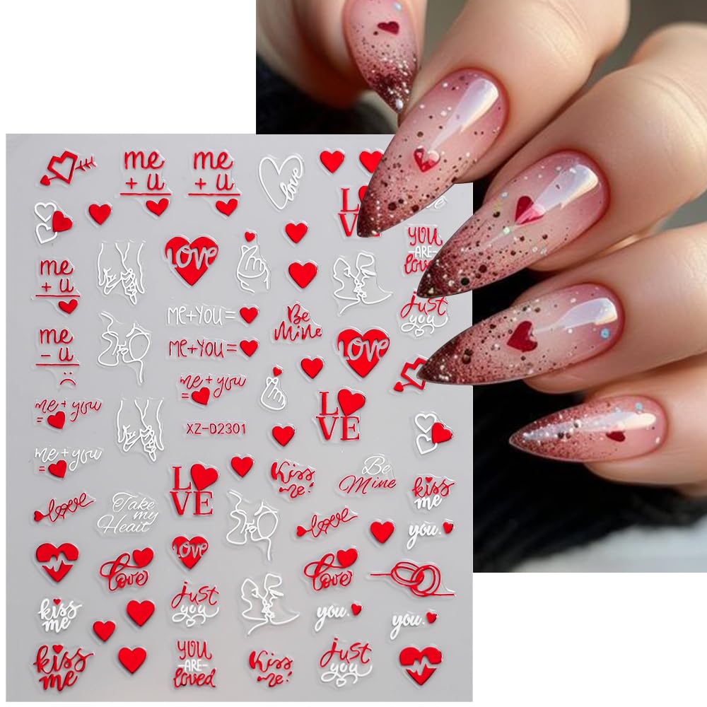 TANYOOTO pegatinas para uñas con brillo plateado, acabado duradero