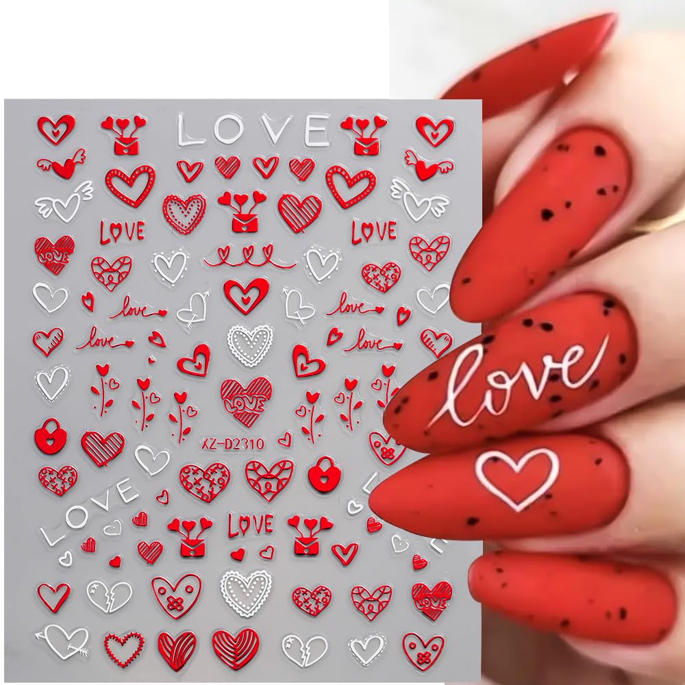 TANYOOTO pegatinas para uñas con rosas metalizadas, efecto elegante
