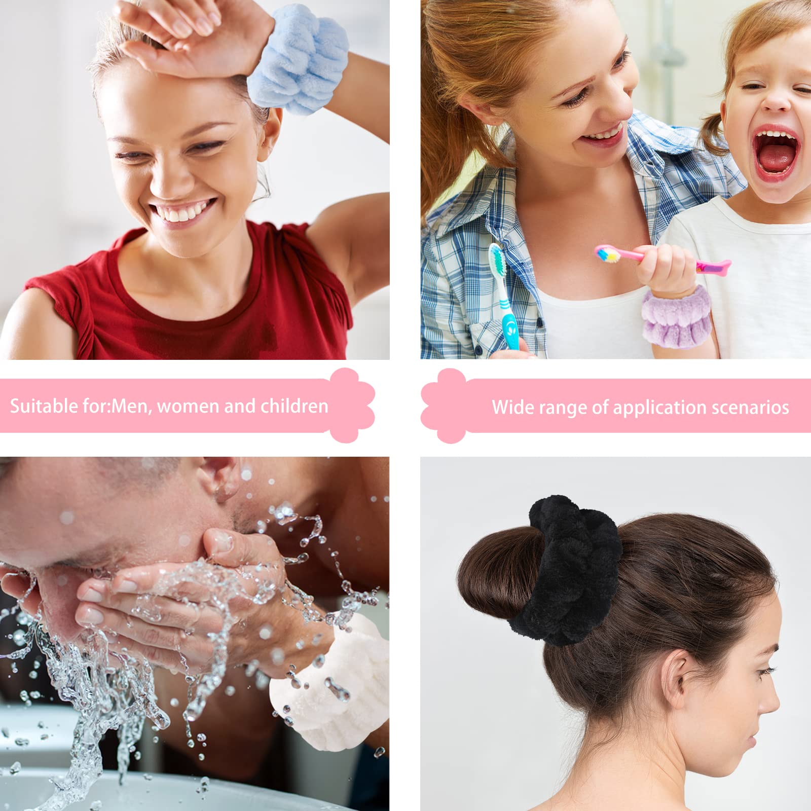 Taocar wrist bands soft-skin-friendly-fabric enhances daily washing routines