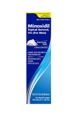 TARO Minoxidil 5% foam dispense action highlights easy, controlled application.