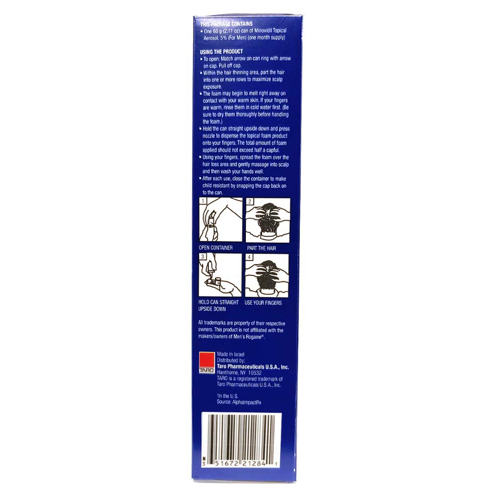 TARO Minoxidil para hombres: cabello más lleno gracias al tratamiento