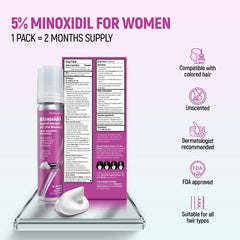 TARO Minoxidil para mujer aplicación diaria sin complicaciones
