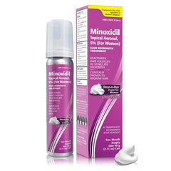 TARO Minoxidil para mujer espuma aerosol para estimular crecimiento capilar