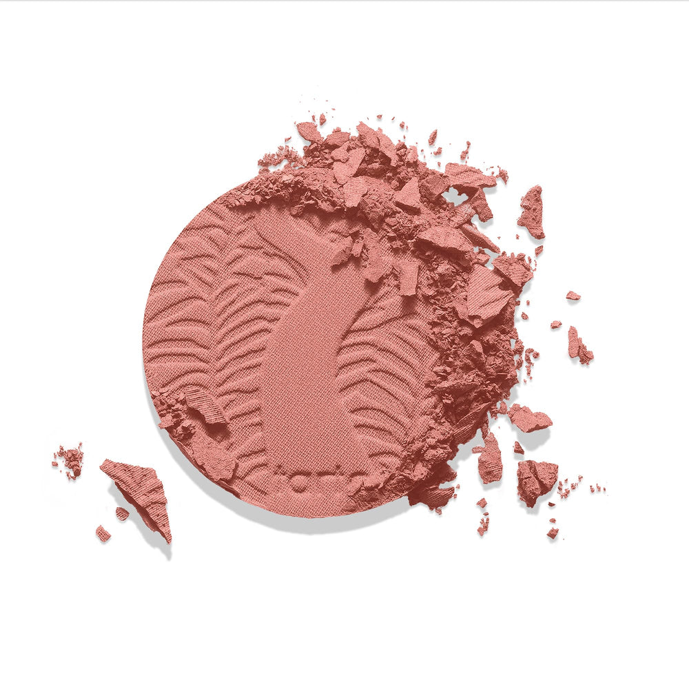tarte 12-hour blush bottle close-up highlighting airy powder texture