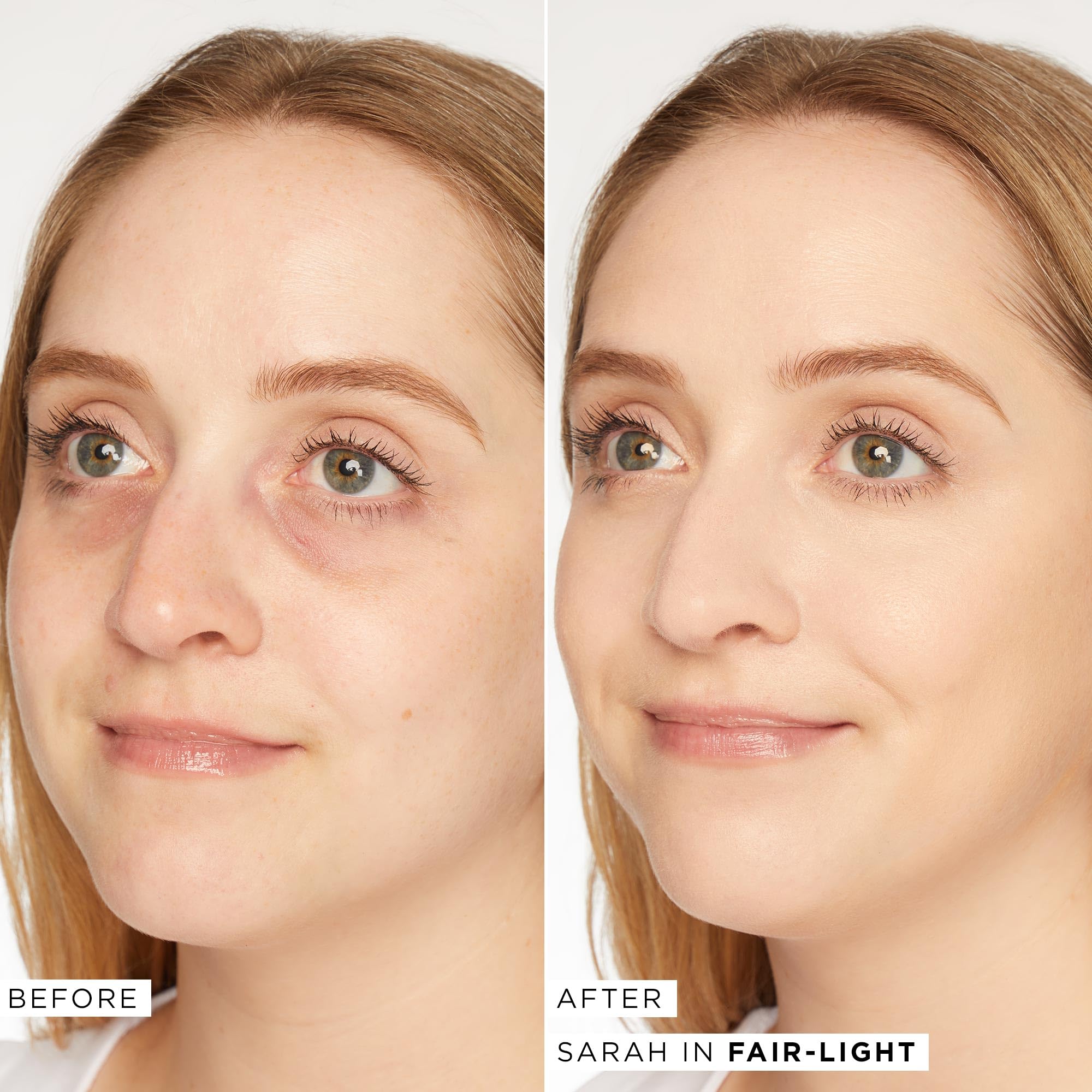 tarte BB Blur bottle side showing easy application for buildable medium coverage.