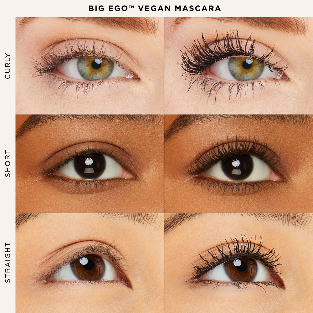 tarte Big Ego Mascara bristle brush closeup delivering smooth coats