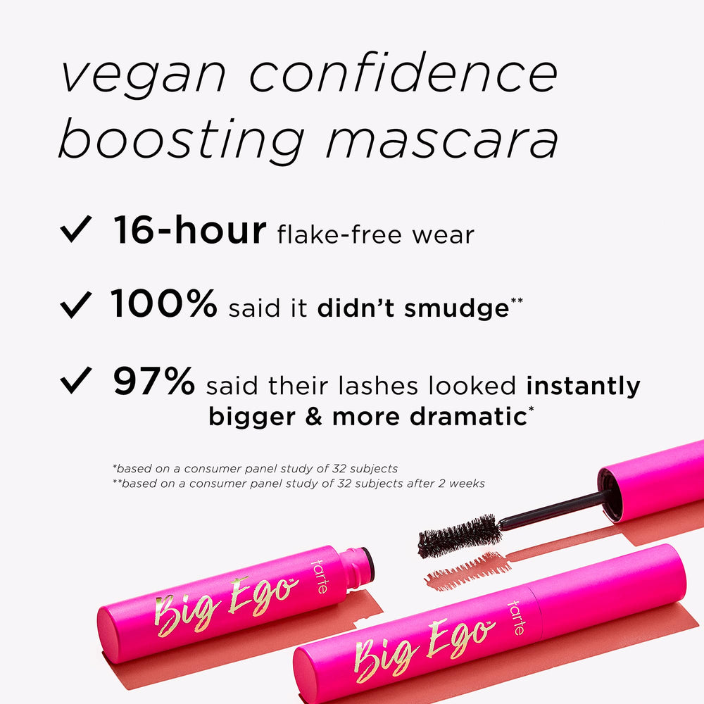 tarte Big Ego Mascara vitamin B5 provides moisture and conditioning