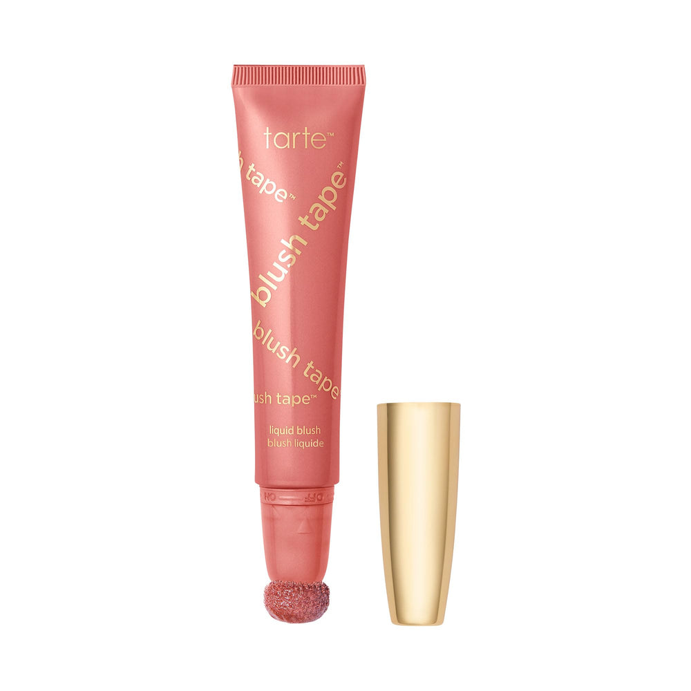 tarte blush tape liquid blush berry swirl on cheek delivers dewy color and radiant glow