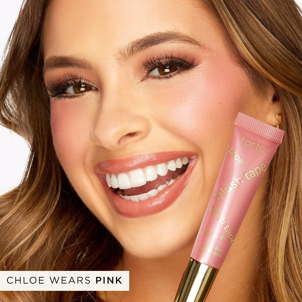 Diamond powder glow in tarte Blush Tape for a soft-focus shimmer