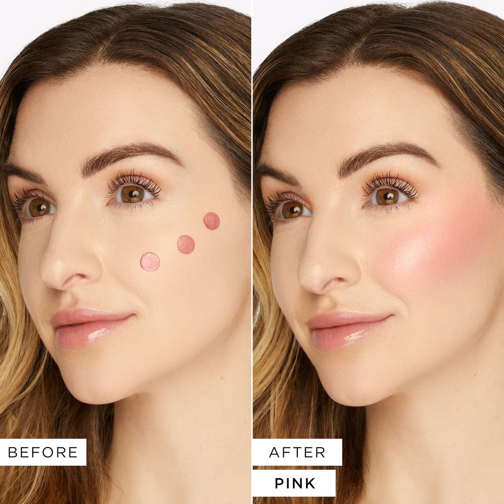 Tarte Blush Tape swatches demonstrating creamy texture and buildable color
