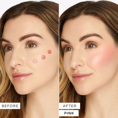 Tarte Blush Tape swatches demonstrating creamy texture and buildable color